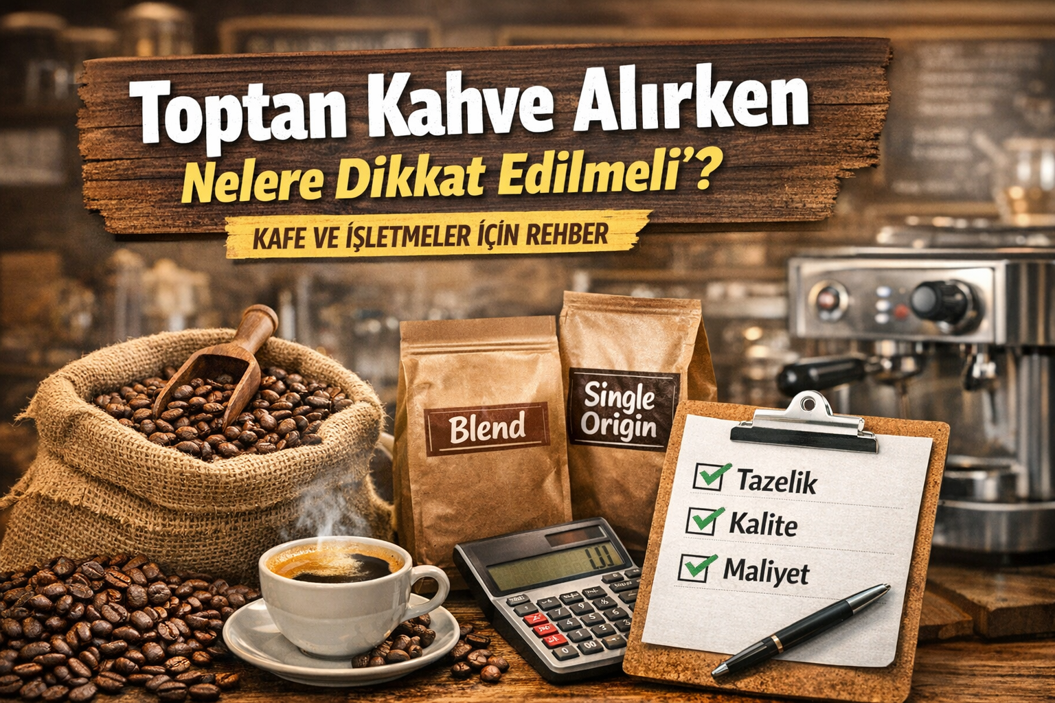 Toptan Kahve Alırken Nelere Dikkat Edilmeli? | Kafe ve İşletmeler İçin Rehber